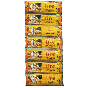 Bobines d'encens aromatiques à l'ambre chaud naturel et puissant, parfum longue durée pour le yoga et la relaxation - Product Image 1