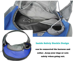 Free sample TopOne Custom <b>Pet</b> Dog <b>Sling</b> Carrier Breathable Mesh Travel Safe <b>Sling</b> Bag Carrier For Dogs Cats - Product Image 4