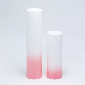 Private Custom 20ml 30ml 50ml Plastic Frost Gradient Blue <b>Pink</b> Vacuum Spray <b>Bottle</b> Cosmetic Emulsion Lotion Airless Pump <b>Bottle</b> - Product Image 3
