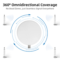 Antena RTK de Precisión 5dBi de Perfil Bajo Tipo Puck para GPS GLONASS BeiDou con Conector Roscado para IoT Industrial, Compatible con OEM