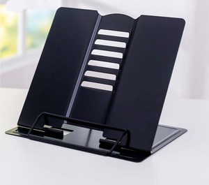 طالب الأطفال المحمولة قابل للتعديل طوي الأيدي الحرة سطح المكتب طبخ وصفة كتاب كرتون عرض حامل معدني للقراءة عقد - Product Image 1