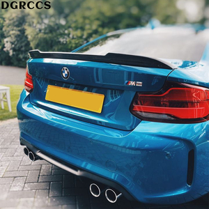 For 2 Series F22 Coupe/F23 M2 F87 CS Style Carbon Fiber Polished Rear Spoiler Trunk Wing 2014-2020 Tape - Product Image 6