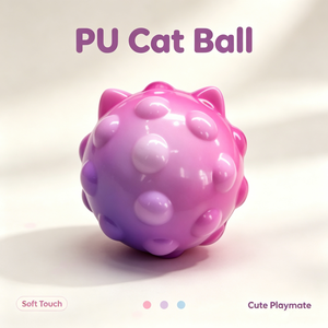 Pelota Antiestrés de PU con Forma de Pata de Gato, Degradado de Color, Suave, de Subida Lenta, Juguete Sensorial, Regalo Lindo para Niños y Fiestas - Product Image 1