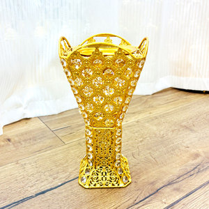 Bruciatore di Incenso Arabo in Metallo Dorato di Lusso, Decorazione per Soggiorno e Festival, Motivi Raffinati, Bruciatore per Incenso Aromatico - Product Image 6