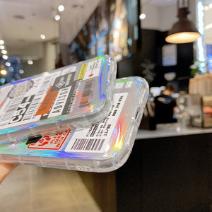 เคสโทรศัพท์กระดาษเลเซอร์ TPU นิ่มโปร่งใส,เคสแฟชั่นบอร์ดดิ้งพาสแอร์แฟชั่นสำหรับ <span class=keywords><strong>HTC</strong></span> D20 PLUS D21 PRO D22 PRO - Product Image 4