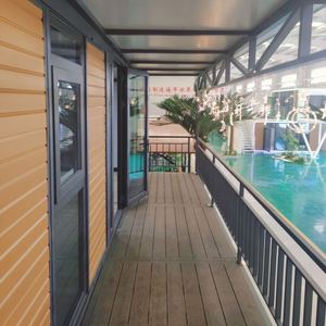 Maison préfabriquée extensible de luxe de 40 pieds-Maison conteneur écologique, villa mobile portable de 20 pieds avec poêle <span class=keywords><strong>Happy</strong></span> Home - Product Image 4