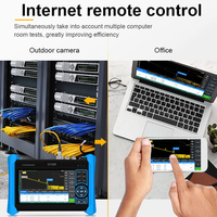 CCDCAM ET-6800 Probador de CCTV con Pantalla Táctil IPS de 5.4 Pulgadas, Monitor Pro 8MP 1080P AHD CVI TVI SDI CVBS, Prueba de Cámara IP 8K H.265, Doble LAN