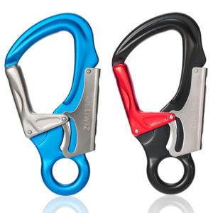 Mousqueton de sécurité robuste en aluminium 35 kN sur mesure pour via ferrata, escalade, aventure en montagne et système de sécurité aérien - Product Image 5
