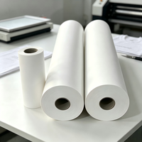 Échantillon Gratuit Rouleau de Papier Blanc 100gsm 90gsm 70gsm Papier de Transfert pour Impression par Sublimation Taux de Transfert de Chaleur de 98% Disponible 36'