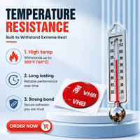 Cinta de Espuma Acrílica EVA de Doble Cara 5952 Personalizada, Activada por Agua, Alta Viscosidad, Resistente a Altas Temperaturas, Impermeable, Troquelada