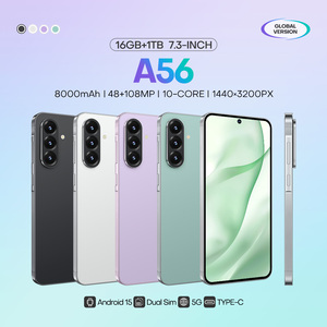 Nuovo Arrivo: <span class=keywords><strong>Cellulare</strong></span> A56 5G con Schermo HD da 7.3 Pollici, 16GB+1TB, Regalo Ideale per Famiglia e Amici - Product Image 1