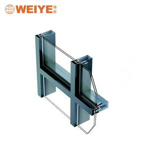 Profil de fabrication de murs rideaux en verre vitré série 120 en aluminium de l'usine de Foshan - Product Image 3