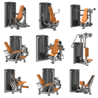 400 ㎡   Máquina de Gimnasio Completa Guangzhou BFT FITNESS Equipment, Paquete Comercial Completo para Entrenamiento de Fuerza, Espalda, Piernas, Abdominales, Metal