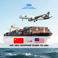 Service de logistique express multimodale Chine-États-Unis avec les 10 meilleurs transitaires, fret aérien et maritime DDP/DAP, assistance 24h/24 et 7j/7