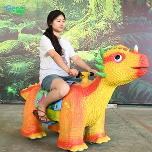 Parque de atracciones Paseo en dinosaurio Scooter eléctrico <span class=keywords><strong>Niños</strong></span> Dinosaurio eléctrico Rideable Coche de juguete para la venta - Product Image 4