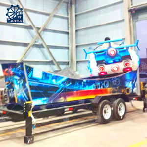 Atracciones de Parque de Diversiones, Mini Coche Volador F1 Portátil Montado en Remolque para Niños en Venta - Product Image 5