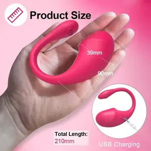 Jouets sexuels Delove APP : Vibrateur à balles en forme de vagin télécommandé, vibromasseur portable, œuf vibrant pour femme - Product Image 6
