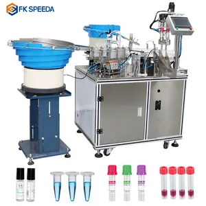 FK-801Customize test tube filling machine automatic test tube small dose liquid tube filling sealing machine