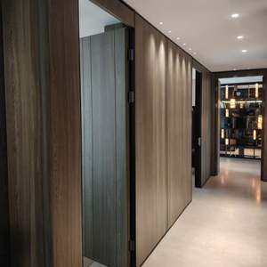 Ensemble de meubles en bois massif personnalisé moderne, design complet de porte intérieure pour appartements, chambres à coucher, fabrication sur mesure en bois - Product Image 2