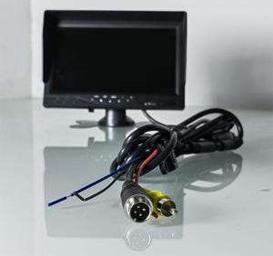 7 inch TFT LCD kleuren AHD auto dashboard tv-monitor met VGA achteruitrijcamera - Product Image 2