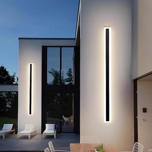 Lámpara de Pared Larga con 120 Chips LED, Control Remoto, Regulable, Impermeable para Exteriores, Balcón, Patio, Puerta - Product Image 2