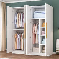 Nouveau système de garde-robe de meubles de chambre à coucher en bois moderne personnalisé