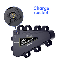 Baterai Sepeda Listrik Ebike Kapasitas Besar 48V 52V 60V 72V 1500W 21700 Sel Segitiga untuk Sepeda Listrik