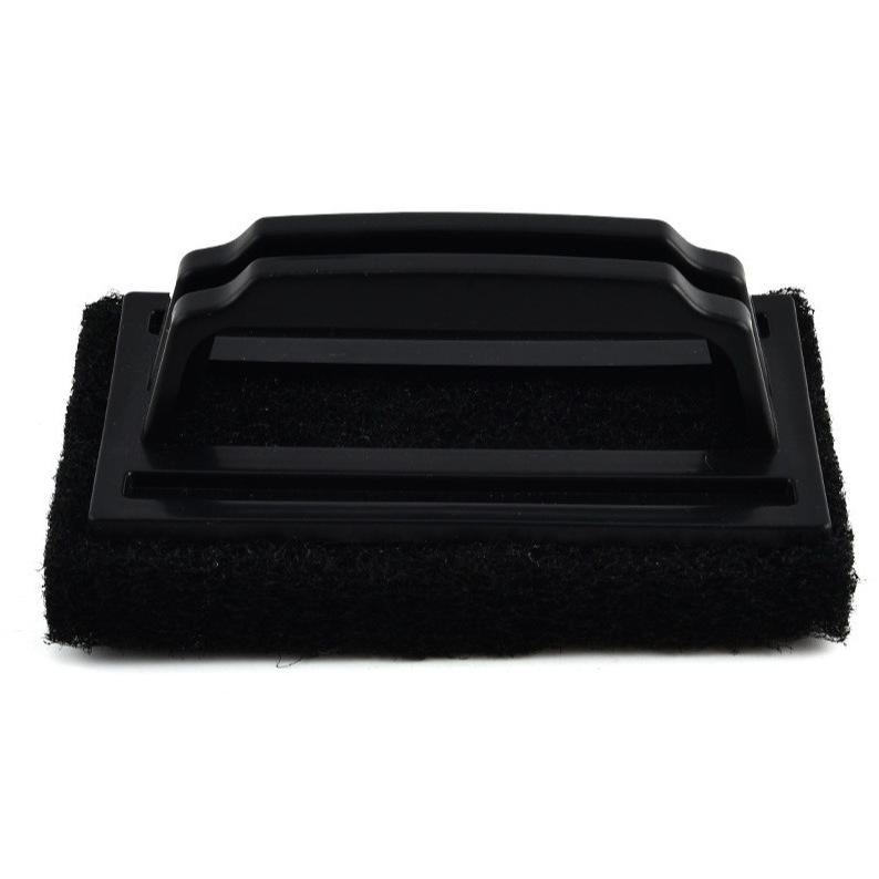Square scouring pad brush