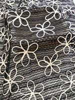 Tissu en dentelle ajourée en maille souple 100 % polyester léger brodé à la machine, directement de l'usine, pour vêtements féminins, robes et tenues de cérémonie