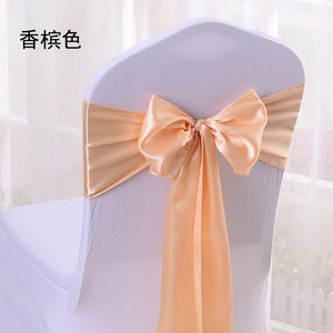 Ceinture de <span class=keywords><strong>chaise</strong></span> vert olive de luxe <span class=keywords><strong>tissu</strong></span> satiné de haute qualité pour banquet de mariage et décoration intérieure - Product Image 5