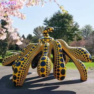 Résine de galvanoplastie végétale créative personnalisée artisanat décoration de la maison en gros sculpture de <span class=keywords><strong>graffiti</strong></span> de citrouille de jardin en fibre de verre - Product Image 6