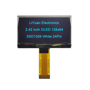 2.42 ''2.4 2.42 pouces <span class=keywords><strong>oled</strong></span> SSD1309 12864 128x64 blanc jaune bleu vert 24pin 0.5mm ZIF connexion <span class=keywords><strong>oled</strong></span> lcd écran d'affichage <span class=keywords><strong>led</strong></span> - Product Image 3
