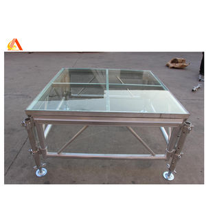 Escenario Portátil de Cristal y Aluminio de Alta Calidad Transparente para Piscinas, Bodas y Eventos - Product Image 5