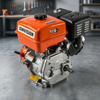 Moteur à essence 177F 270cc 9HP renforcé avec protection contre le manque d'huile pour machines de construction et fourniture OEM