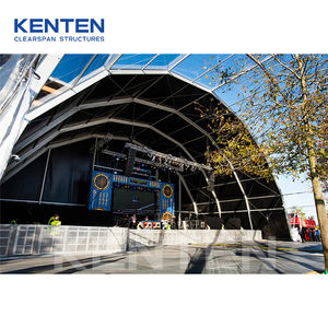 Salle de concert géante en plein air, lieu d'événements majeurs, structure géométrique en forme de polygone, arche ovale, tentes géantes permanentes pour festivals de musique et discothèques, 1000 places - Product Image 3