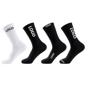 Calzini Sportivi Personalizzati <span class=keywords><strong>da</strong></span> Uomo in Cotone con Logo Ricamato Jacquard Casual di Design - Product Image 1
