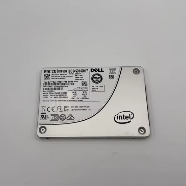 Hotsale Used 04T7DD DC S4500 960GB SSD SATA 6G 2.5" RI Enterprise Solid State Drive SSDSC2KB960G7R