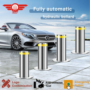 K4 K8 otomatik geri çekilebilir hidrolik direkler 900mm araba park baba paslanmaz çelik Driveway konut otomatik baba - Product Image 4