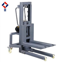 Chariot élévateur électrique portable mini pour camionnette, chargement de marchandises, transport et livraison