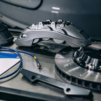 Kit de Freinage Performance Amélioré avec Étriers de Frein RC6 à 6 Pistons pour Audi A4 A3 A6 A6L A8 TT Mk2 Q3 Q7 Q8 D4 B8 B9 C7 C8