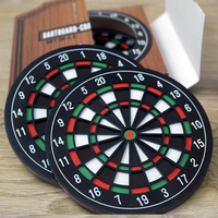 4 pièces/ensemble napperons de Table ustensiles de cuisine tasse résistant à la chaleur Mini jeu de fléchettes dur porte-gobelet à thé caboteur