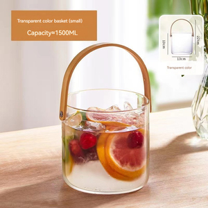 Élégant panier suspendu circulaire pour fruits et légumes, seau à glace, panier de transport pour pique-nique extérieur, récipient à thé - Product Image 6