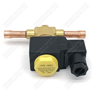 1068/3 3/8 ''lehim için <span class=keywords><strong>2</strong></span> yollu NC soğutma Solenoid vana HVAC sistemi klima buzdolabı parçaları 24V 110V 220V - Product Image 5