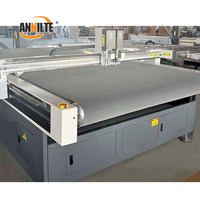 Machine de découpe Annilte IECHO avec alimentation automatique, tapis en feutre, bande transporteuse et table roulante, grise, filaire et sans fil