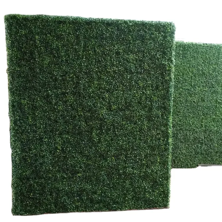 Pendurado de parede plantas para área externa, painel de grama artificial para pendurar em parede