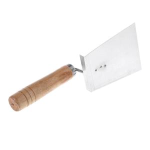 Chinabees apicultura pala de acero inoxidable raspador cuchillo herramienta mango de madera para marco de colmena excluidor limpieza Apicultura - Product Image 2