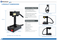 Machine de marquage laser à fibre portable ultra-légère 3 kg 5W 10W pour petites entreprises, usage domestique, logos, textes, codes QR, bijoux, marquage laser DIY