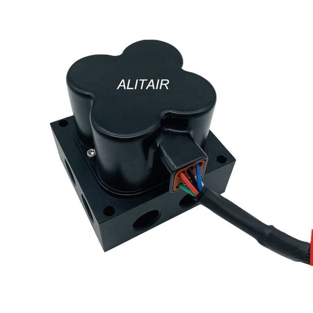 ALITAIR Universal 12v VU2 Solenoid Valve Air Ride Suspension Manifold 1/4npt and 1/8npt Valve Car air Suspension air Ride Valve