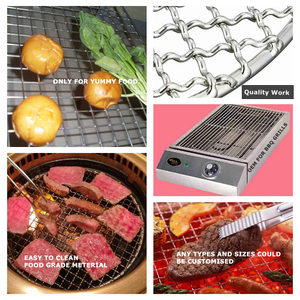 OEM Runde und Quadratische Kupfer-Grillgitter mit Griff für Sommer-Outdoor-Partys und Grillfeste - Product Image 4