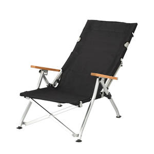 Chaises de plage pliables de petite taille pour le camping, dossier réglable, chaise longue relaxante d'extérieur avec accoudoirs - Product Image 6
